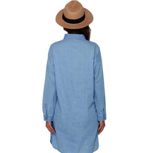 JECKSION Women Slim Jean Dress 2017 Fashion Autumn Cowboy Dress Female Women Elegant vestidos Summer Office Dress