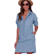 JECKSION Women Slim Jean Dress 2017 Fashion Autumn Cowboy Dress Female Women Elegant vestidos Summer Office Dress