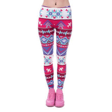 Summer Elasticity Women Yoga Leggings Print Fitness Sports Leggings For Women Trouser Pants #E0