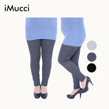 iMucci  New Winter and Fall Thick Cashmere Leggings Women Black Leggings Fat MM Plus Size 3XL Boot Pants