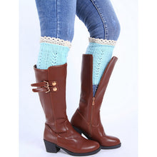 LASPERAL Brand Leg Warmers Knitted Socks Women Boot Cuffs Popsocket Ladies Knee Ankle Trim Toppers Socks Beenwarmers New Year